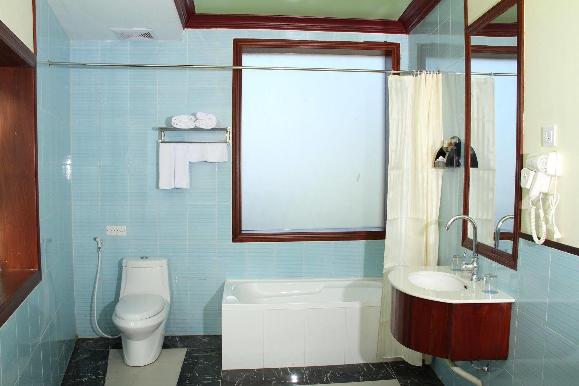 Sky Man Hotel Gyogon Kültér fotó